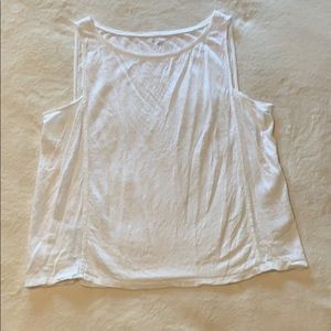 Eileen Fisher White Lenin Top